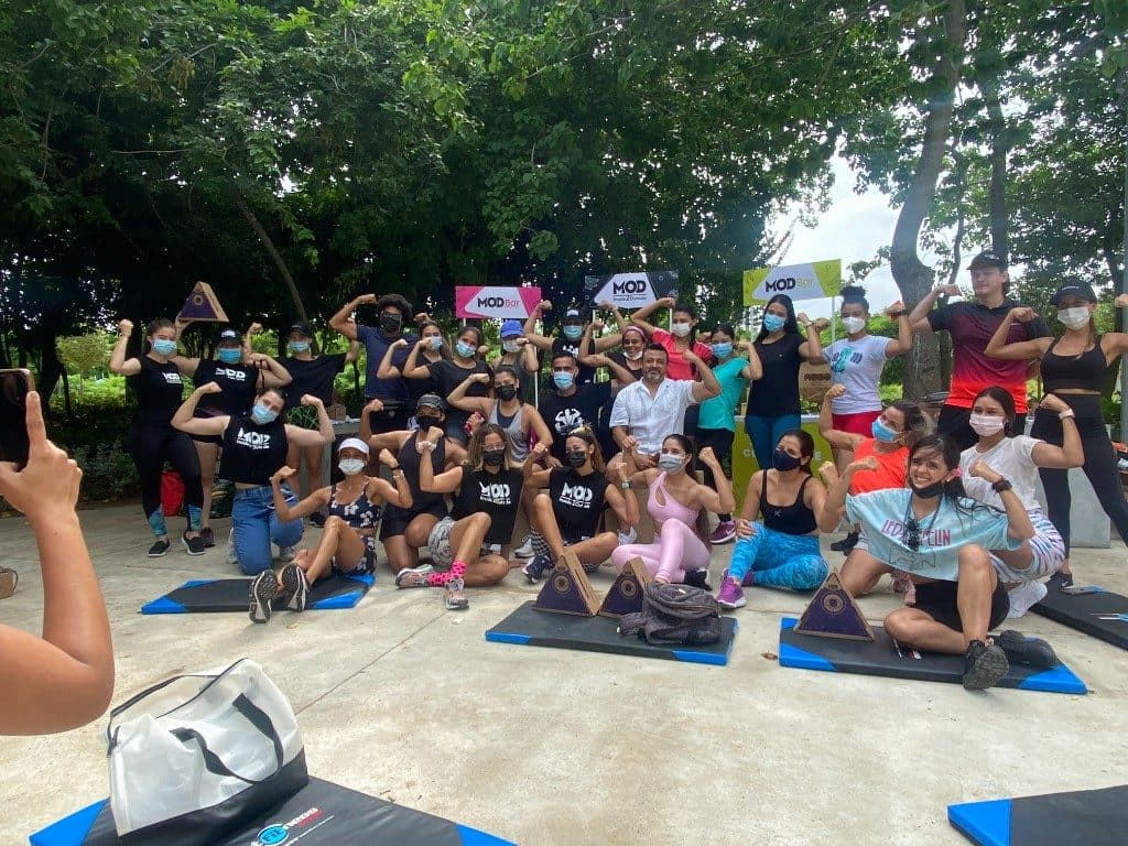 Comunidad MOD en evento outdoor